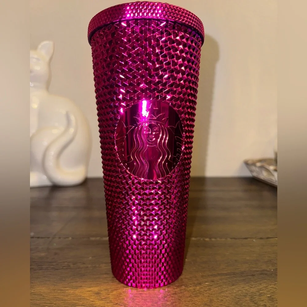 Starbucks Sangria Studded Tumbler 2022 Fall Winter Holiday Bling 24 oz - Venti - Picture 5 of 6